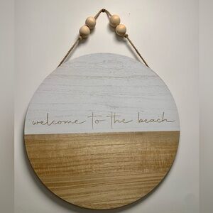 Welcome to the Beach Wood Art